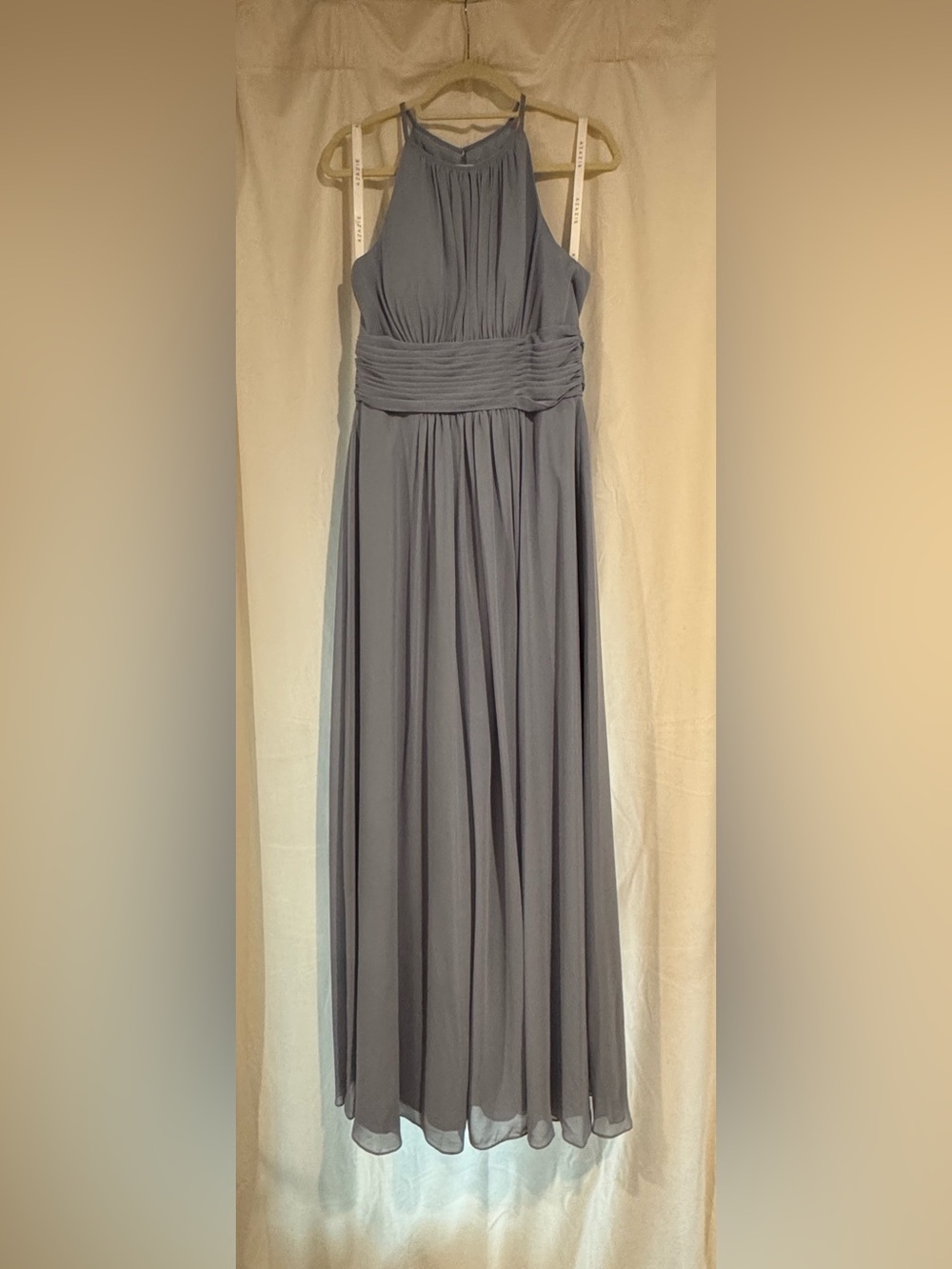 Elegant Azazie Dusty Blue Bridesmaid Dress